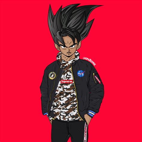 goku x gucci|gucci goku wallpaper hd.